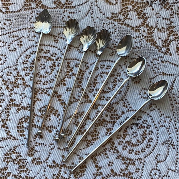 Vintage Other - Vintage Assorted Tea Silver Straw/Stirrers